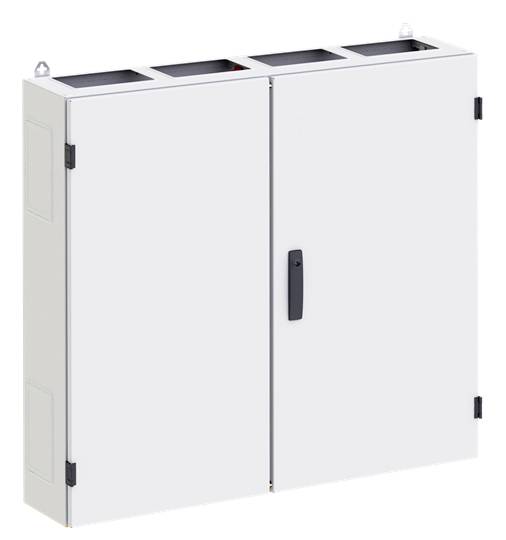 Striebel & John TW404G Wandschrank 1050 x 650 x 350 Stahlblech, Kunststoff Grau 1St.