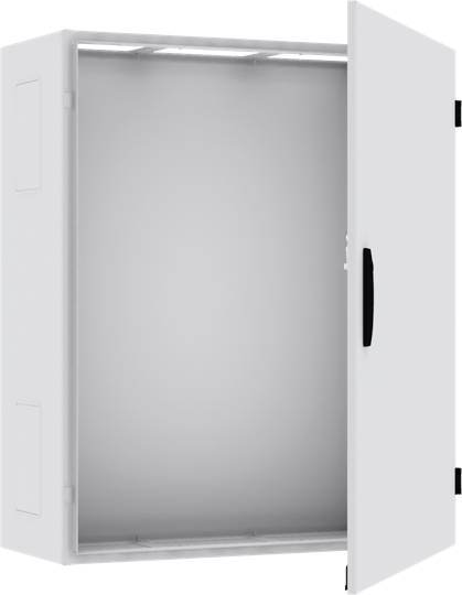 Striebel & John TW204S Wandschrank 550 x 650 x 350 Stahlblech, Kunststoff Grau 1St.