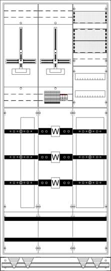 Striebel & John WX32K1L Schaltschrank 400 x 800 x 1950 1St.