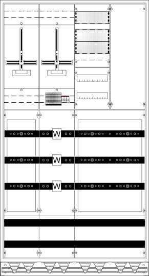 Striebel & John WX42K1L Schaltschrank 400 x 1050 x 1950 1St.