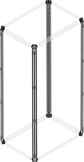 Eine hexagonale, technische Zeichnung eines Schraubenmusters, zeigt Verbindungspunkte und Stangeanordnungen vor einem hellen Hintergrund.