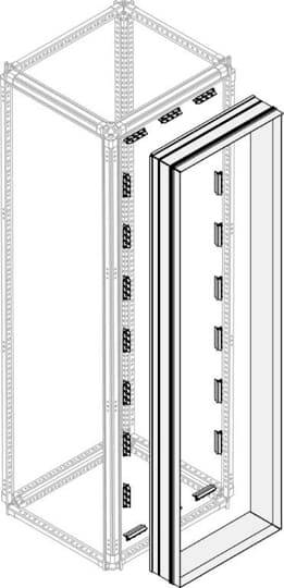 Ein offenes Server-Rack mit abgenommener Frontabdeckung, ideal zur Belüftung und einfachen Zugänglichkeit der Komponenten.