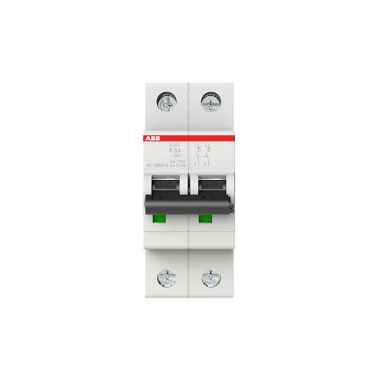 ABB 2CDS252001R0377 S202-K6 Leitungsschutzschalter 6A 400V