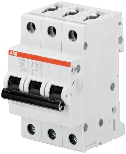 ABB 2CDS253001R0081 S203-D8 Leitungsschutzschalter 8A 400V