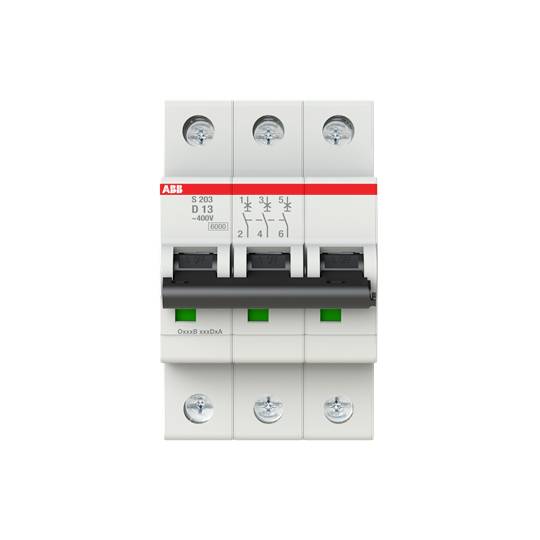 ABB 2CDS253001R0131 S203-D13 Leitungsschutzschalter 13A 400V