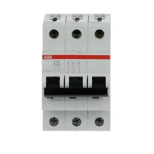 ABB 2CDS253001R0337 S203-K4 Leitungsschutzschalter 4A 400V