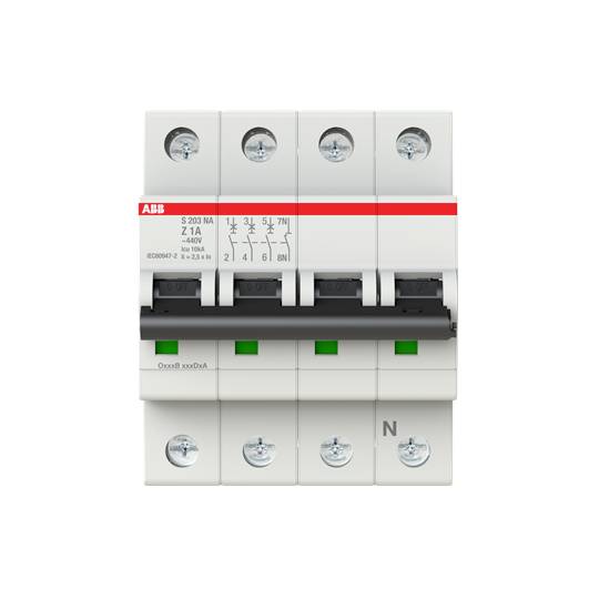 ABB 2CDS253103R0218 S203-Z1NA Leitungsschutzschalter 1A 400V