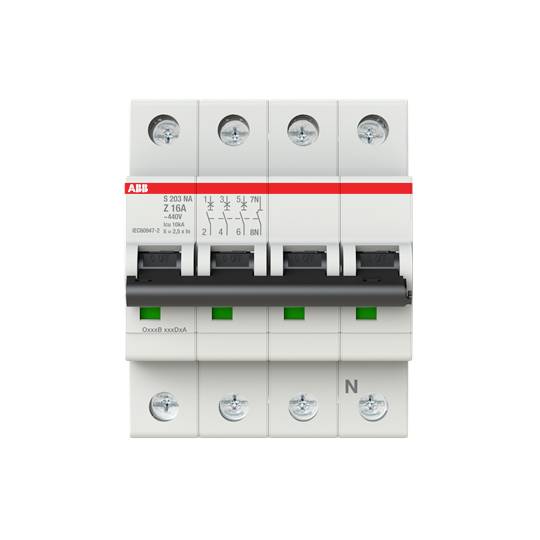 ABB 2CDS253103R0468 S203-Z16NA Leitungsschutzschalter 16A 400V