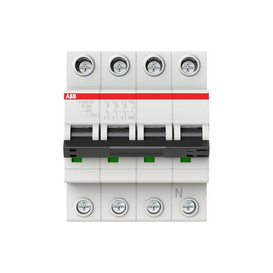 ABB 2CDS253103R0804 S203-C80NA Leitungsschutzschalter 80A 400V