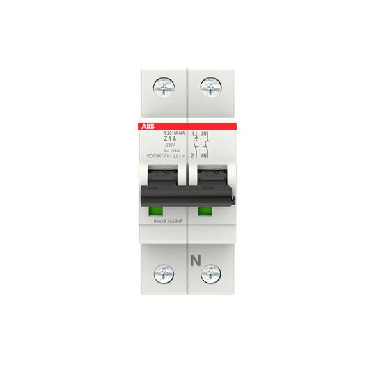 ABB 2CDS271103R0218 S201M-Z1NA Leitungsschutzschalter 1A 400V