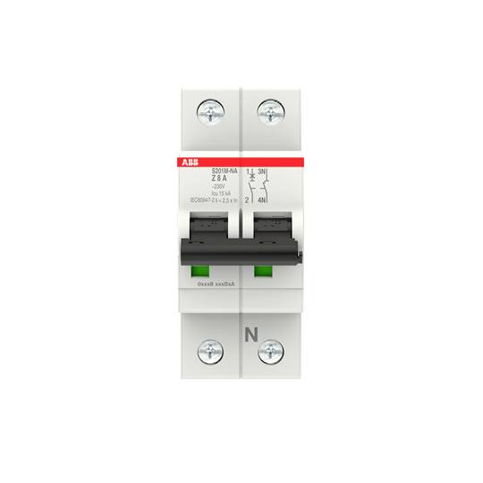 ABB 2CDS271103R0408 S201M-Z8NA Leitungsschutzschalter 8A 400V