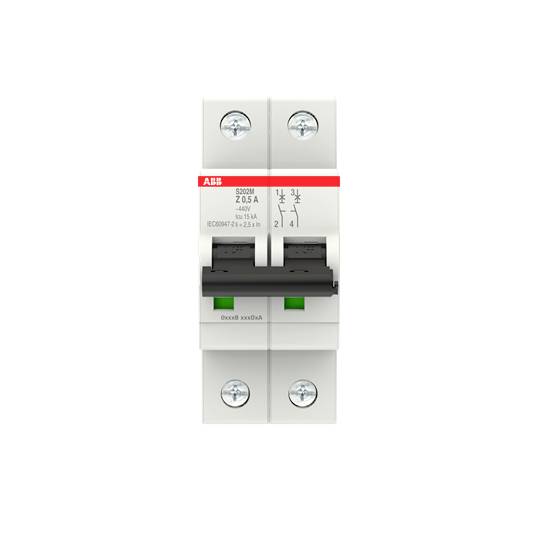 ABB 2CDS272001R0158 S202M-Z0.5 Leitungsschutzschalter 0.5A 400V