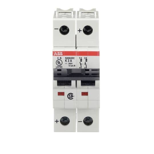 ABB 2CDS272517R0317 S202UDC-K3 Leitungsschutzschalter 3A 125V