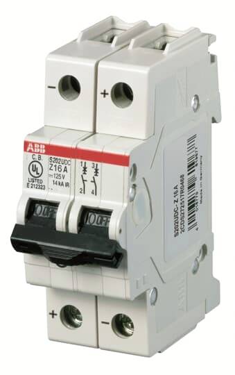 ABB 2CDS272517R0488 S202UDC-Z20 Leitungsschutzschalter 20A 125V