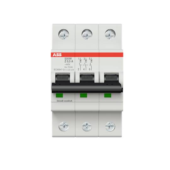 ABB 2CDS273001R0158 S203M-Z0.5 Leitungsschutzschalter 0.5A 400V