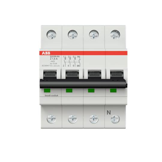 ABB 2CDS273103R0258 S203M-Z1.6NA Leitungsschutzschalter 1.6A 400V