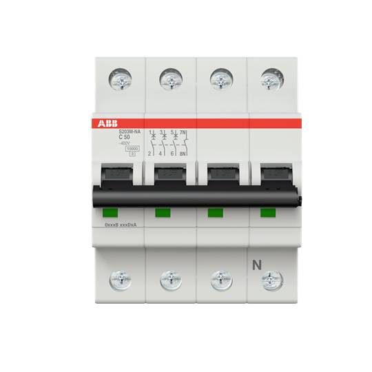 ABB 2CDS273103R0504 S203M-C50NA Leitungsschutzschalter 50A 400V