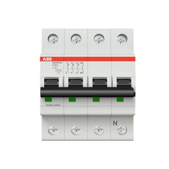 ABB 2CDS273103R0984 S203M-C0.5NA Leitungsschutzschalter 0.5A 400V