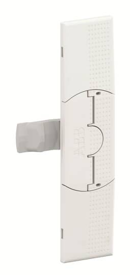 Rauchwarnmelder in einem modernen, vertikalen Design, geeignet zur Erkennung von Rauchentwicklung in Innenräumen.