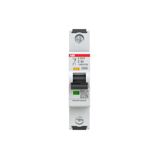 ABB 2CDS381001R0404 S301P-C40 Leitungsschutzschalter 40A 240V