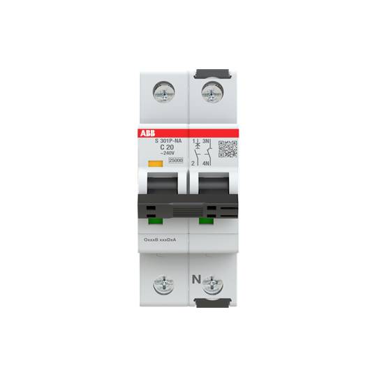 ABB 2CDS381103R0204 S301P-C20NA Leitungsschutzschalter 20A 240V