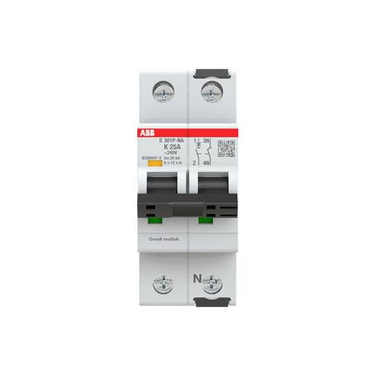 ABB 2CDS381103R0517 S301P-K25NA Leitungsschutzschalter 25A 240V