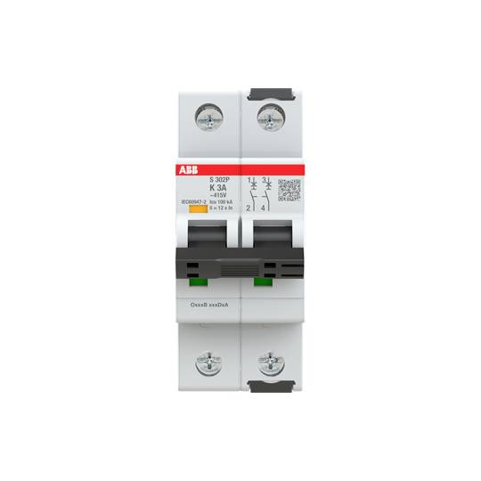 ABB 2CDS382001R0317 S302P-K3 Leitungsschutzschalter 3A 415V