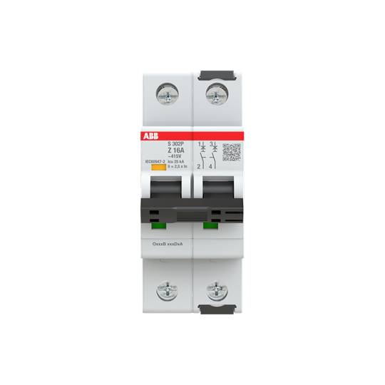 ABB 2CDS382001R0468 S302P-Z16 Leitungsschutzschalter 16A 415V
