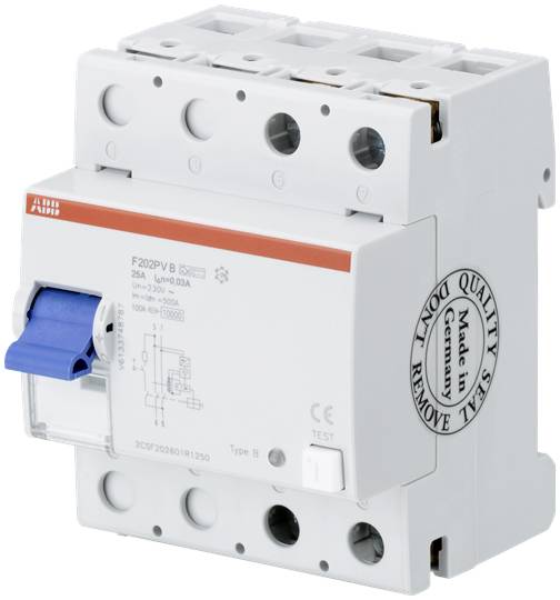 ABB 2CSF202701R3630 F202B+63/0,3 FI-Schutzschalter 63A 230V