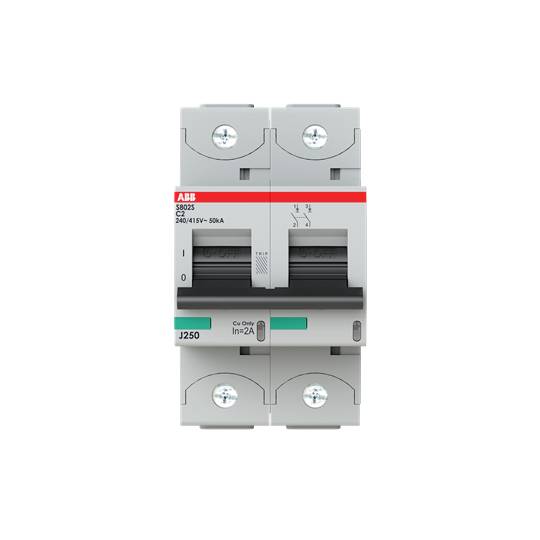 ABB 2CCF019876R0001 S802S-C2 Leitungsschutzschalter 2A 400V