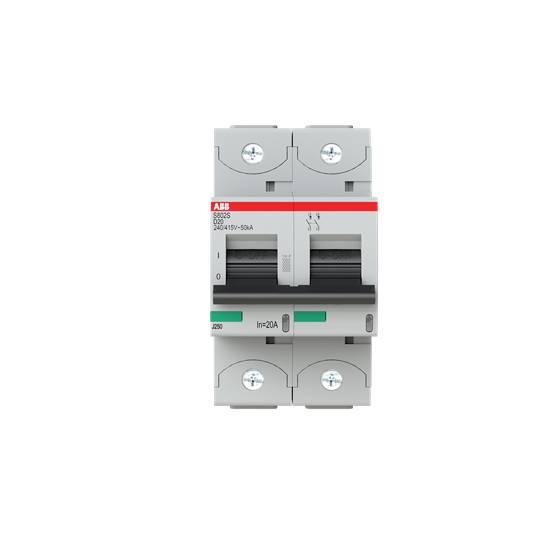 ABB 2CCS862001R0201 S802S-D20 Leitungsschutzschalter 20A 400V