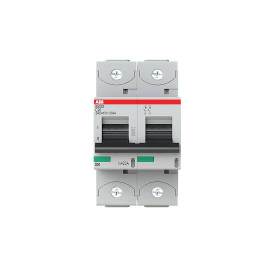 ABB 2CCS862001R0204 S802S-C20 Leitungsschutzschalter 20A 400V