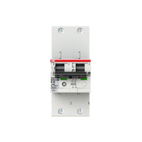 ABB 2CDH782001R0517 S752DR-K25 Leitungsschutzschalter 25A 400V
