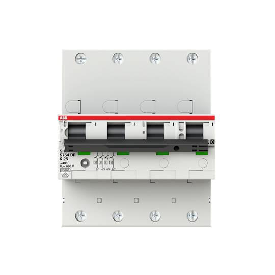 ABB 2CDH784001R0517 S754DR-K25 Leitungsschutzschalter 25A 400V