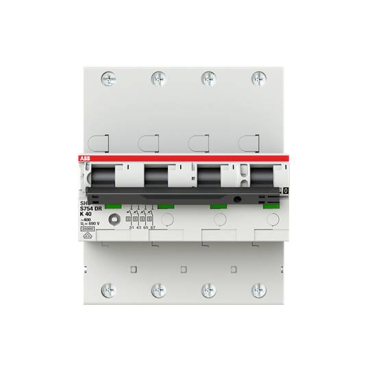 ABB 2CDH784001R0557 S754DR-K40 Leitungsschutzschalter 40A 400V