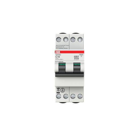 ABB 2CDS254280R0164 S204C-C16 Leitungsschutzschalter 16A 415V
