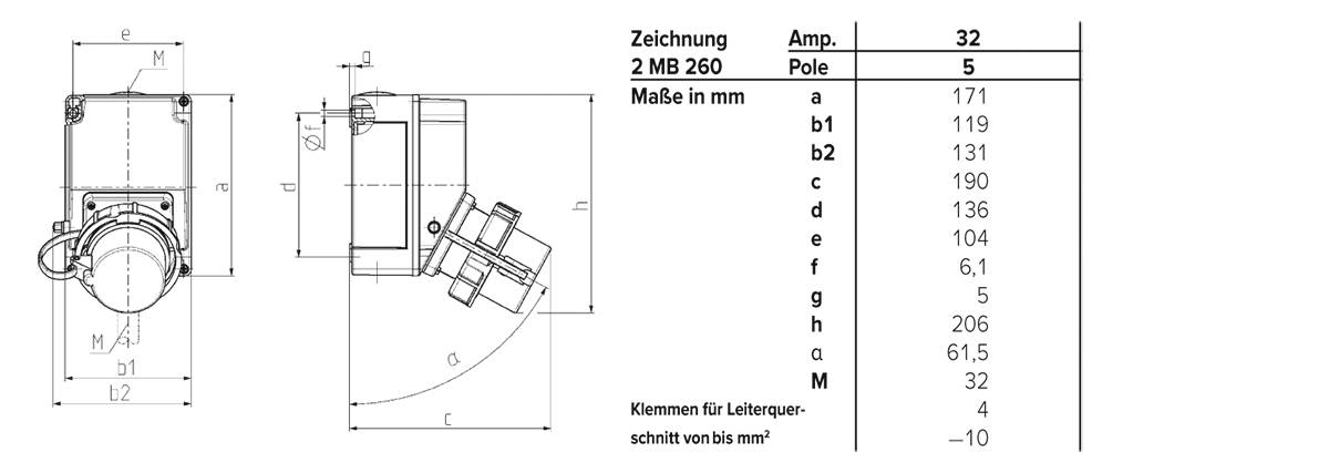 MENNEKES 8109264 8109264 CEE Steckdosen-Kombination 1St.