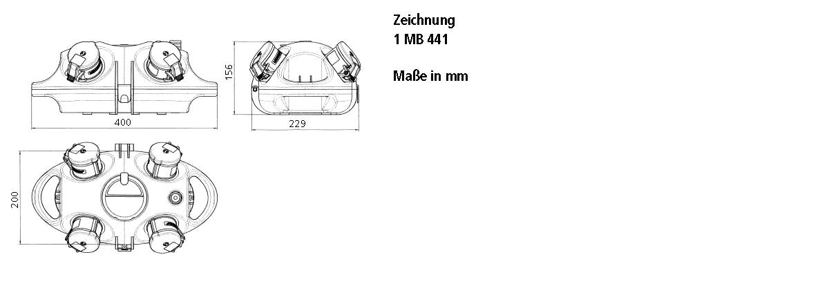 MENNEKES 94564GE 94564GE CEE Steckdosen-Kombination 1St.