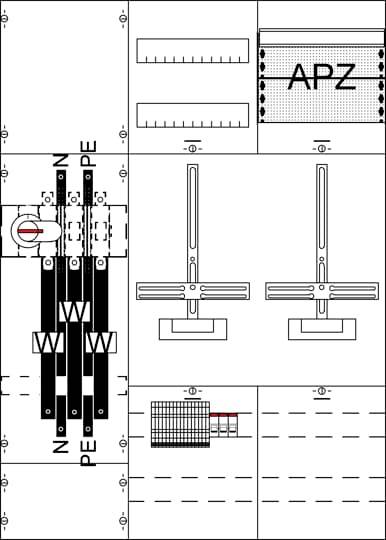 Striebel & John 2CPX035075R9999 KA4256Z Mess- und Wandlerfeld Inhalt 1St.