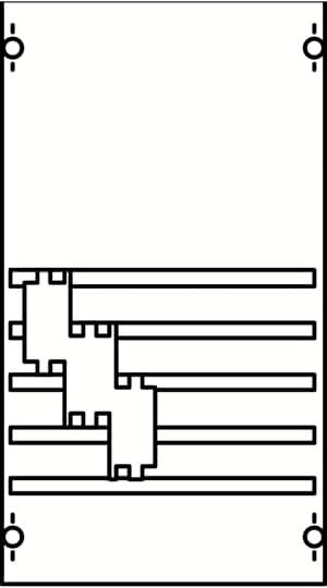 Striebel & John 2CPX037588R9999 1V003A Verteilerfeld Anzahl Teilungen = 0 Inhalt 1St.