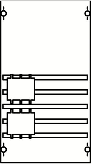 Striebel & John 2CPX037589R9999 1V004A Verteilerfeld Anzahl Teilungen = 0 Inhalt 1St.
