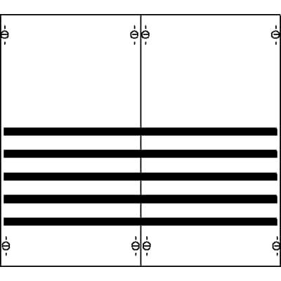 Striebel & John 2CPX039937R9999 2V00SH Verteilerfeld Anzahl Teilungen = 0 Inhalt 1St.