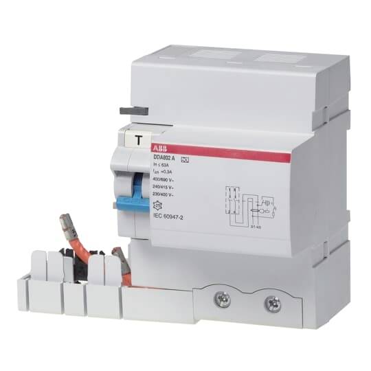 ABB 2CSB802101R3630 DDA802A-63/0,3 FI-Schutzschalter 63A 0.03A 400V
