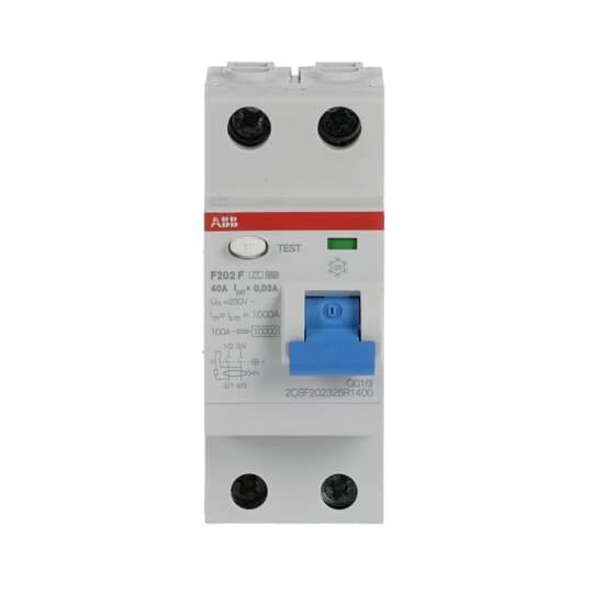 ABB 2CSF202325R1400 F202F-40/0,03 FI-Schutzschalter 40A 230V