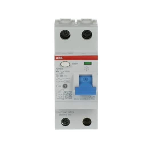ABB 2CSF202568R1400 F202B-40/0,03 FI-Schutzschalter 40A 230V