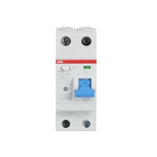 ABB 2CSF202568R1630 F202B-63/0,03 FI-Schutzschalter 63A 230V
