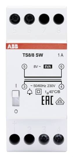 ABB 2CSM081302R0811 Klingeltransformator 8V 1A