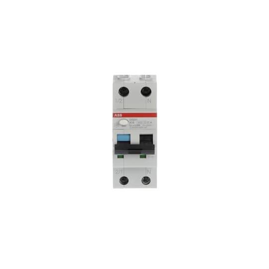 Ein zweipoliger, automatischer Schutzschalter von ABB, geeignet für elektrische Installationen zum Schutz vor Überlast und Kurzschluss.