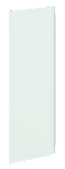 Ein rechteckiges, transparentes Glas- oder Kunststoffpaneel, möglicherweise Teil einer Duschabtrennung, freistehend dargestellt.