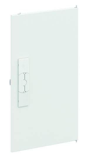 Ein weißer, rechteckiger Metallkasten mit einem zentralen, vertikalen Griff auf der Vorderseite, geeignet für Wandmontage.